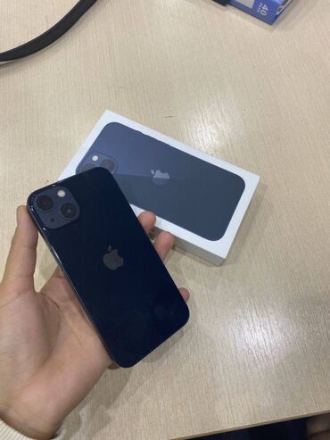 айфон 13 оптом цена: IPhone 13, Колдонулган, 128 ГБ, Midnight, Кабель, Куту, 77 %
