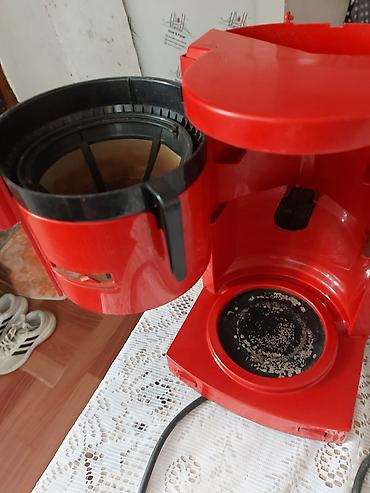 moka pot: İşlənmiş, rəng - Qırmızı, Qəhvədan, Dəm — 3