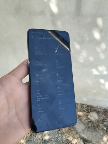 Tecno Camon 15 Pro, 64 GB, rəng - Boz, Zəmanət, Sensor, Barmaq izi