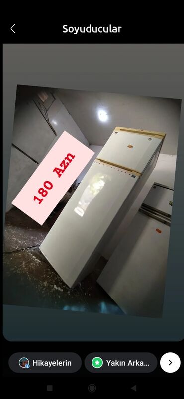 soyuducu anbar satilir: 2 qapılı Beko Soyuducu Satılır, rəng - Ağ
