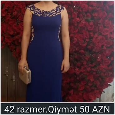 Mavi rəngdə zərif gecə/balya donu. - Ölçü: 42 - Qiymət: 50 AZN lalafo.az -da Mavi rəngdə zərif gecə/balya donu. - Ölçü: 42 - Qiymət: 50 AZN