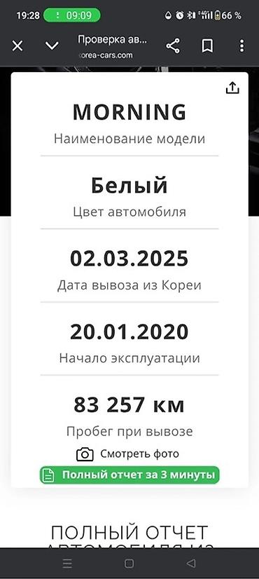 Kia: Kia Picanto: 2019 г., Автомат, Бензин, Хэтчбэк — 12