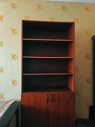 пластик шкаф: Ağac naxışlı çoxfunksiyalı kitab və sənəd rəfi - Material — 3