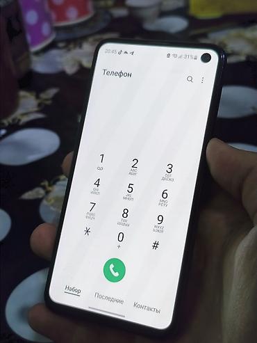 samsung s10e: Samsung Galaxy S10e, rəng - Mavi, Barmaq izi — 1