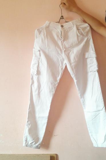 Şalvarlar: Kombat Şalvar, Jass Jeans, M, rəng - Ağ — 1