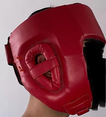 tech flecee: Боксерский/ММА шлем Everlast (серия UFC Fighter), красный. - — 1