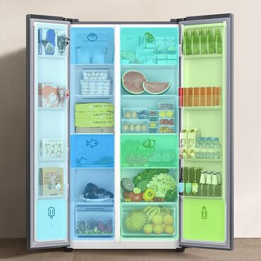 Холодильники: Холодильник Xiaomi, Новый, Side-By-Side (двухдверный), No frost — 7