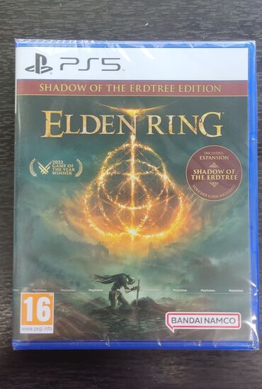 Oyun diskləri və kartricləri: Playstation 5 üçün elden ring shadow of the erdtree edition oyun