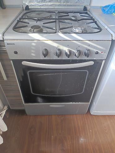 baking oven: Комбинированная плита, Beko, Б/у, Напольная, Механическая, Полная оплата — 2