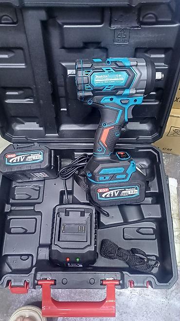 Аккумуляторный ударный гайковерт Makita (стиль XGT), 21V at lalafo.kg Аккумуляторный ударный гайковерт Makita (стиль XGT), 21V