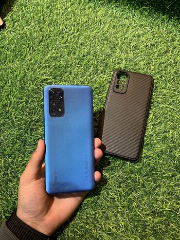 бу мобильные телефоны: Redmi, Redmi Note 11, Б/у, 128 ГБ, цвет - Синий, 1 SIM, 2 SIM
