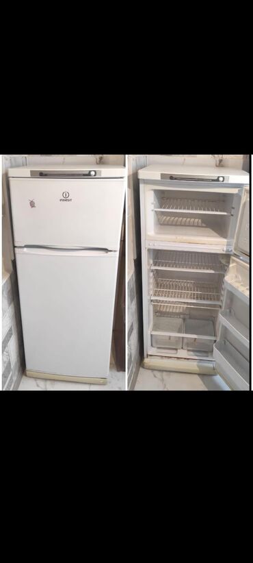 soyuducu 100 azn: İşlənmiş 2 qapılı Indesit Soyuducu Satılır, rəng - Ağ