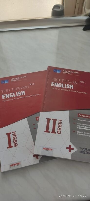 CD, DVD disklər və kassetlər: Testlərin hər biri 1 azn