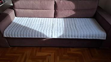 Prekrivači za nameštaj: Neklizajući, Za trosed, bоја - Bela — 2