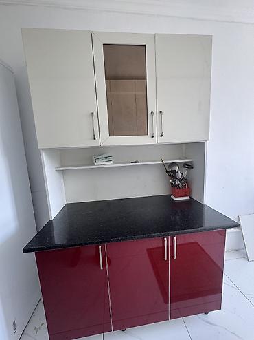 silver kitchen: Кухонный шкаф с рабочей столешницей - Комплект: нижний модуль с тремя — 1