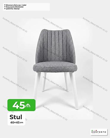 ofis masa: Məhsul: Yumşaq oturacaqlı stul Ölçü: 40×45 sm Rəng: Rəng seçimi — 1