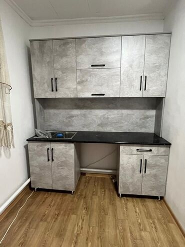 Кухонные гарнитуры: Кухонный гарнитур, Новый, цвет - Серый, Бесплатная доставка at lalafo.kg — 40 Кухонные гарнитуры: Кухонный гарнитур, Новый, цвет - Серый, Бесплатная доставка — 40