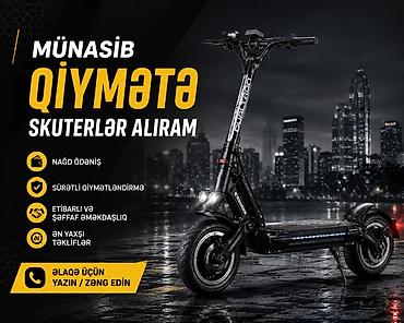 velo skuter: Salam skuter alıram münasib qiymətə dəyərindən aşagi satanlar yazsin — 1