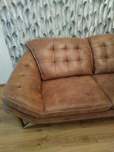 Divan və kreslo dəstləri: Yeni, Di̇van-kravat, Divan, 2 kreslo, Bazasız, Açılan — 3