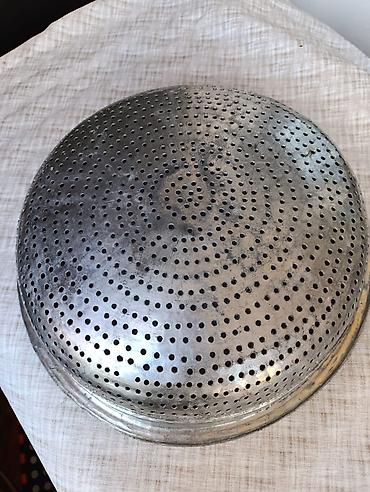 mis caydan: Mis süzgəc dəsti - Material: mis, tam deşikli konstruksiya - — 2