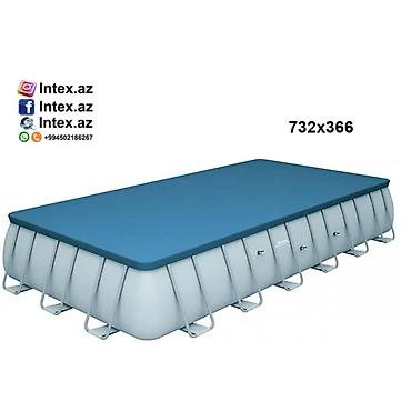 İdman və istirahət: Karkas hovuz üçün tent | 732x366 sm hovuz örtüyü 732x366 sm ölçülü — 1
