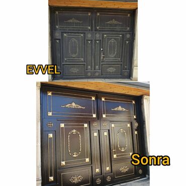 Qapıların rənglənməsi: Köhnə qapıların bərpası xidməti təklif olunur. Bu xidmət sayəsində — 5