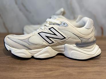 белые туфли новые: New Balance 9060 – krem rəngli unisex idman ayaqqabısı, Avropadan — 5