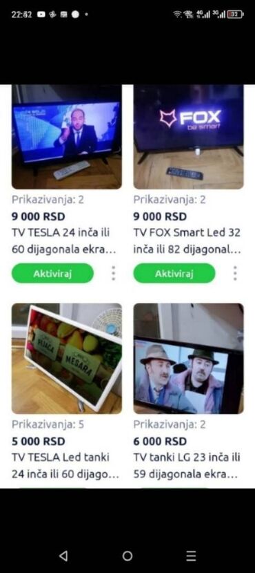 Televizori: Tv lcd LG 32 inca ili 82 dijagonala ekrana sa daljinskim upravljcem — 12