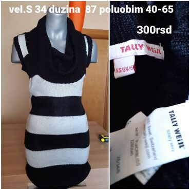 haljine i xs: XS (EU 34), bоја - Šareno, Drugi stil, Kratkih rukava