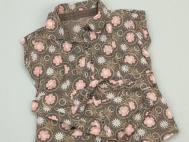 brązowe spodnie woskowane: Kaftanik, 9-12 m, stan - Dobry