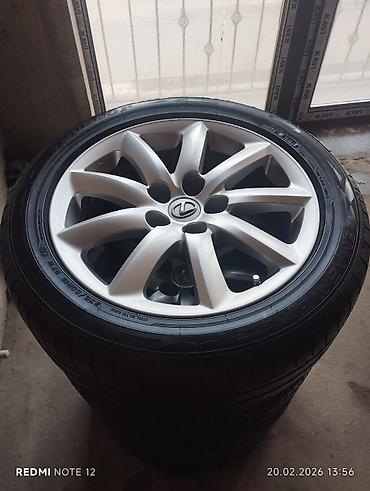 титановая: Комплект колес Honda: оригинальные литые диски R18 с шинами 225/60/18 — 8