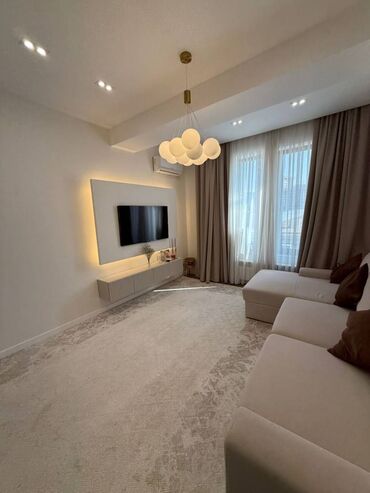 2 комнаты, 50 м², Элитка, 2 этаж, Дизайнерский ремонт