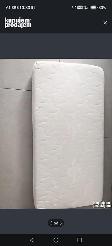 decije foteljice: Bambino krevetac Vendy – beli, sa fiokom - Materijal: drvo - Boja — 4