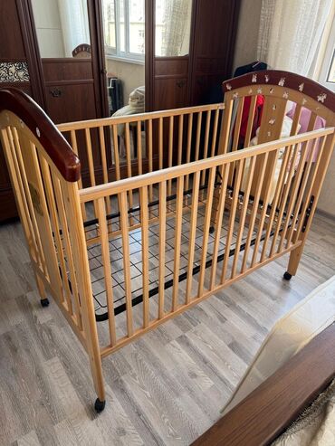 кроватки для детского сада: Детская кроватка из натурального дерева - Классическая модель с