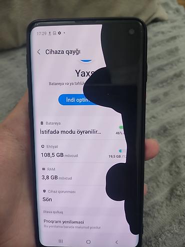 xiomi note 10s: Samsung Galaxy S10, 128 GB, rəng - Ağ, Qırıq — 4