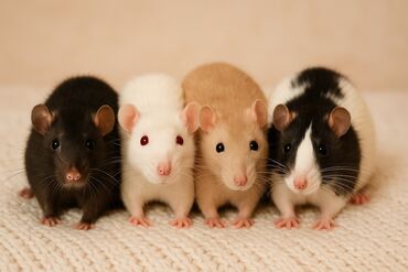 Gəmiricilər: 🐭✨ декоративные крыски ищут заботливый дом! ✨🐭 📍 город Баку