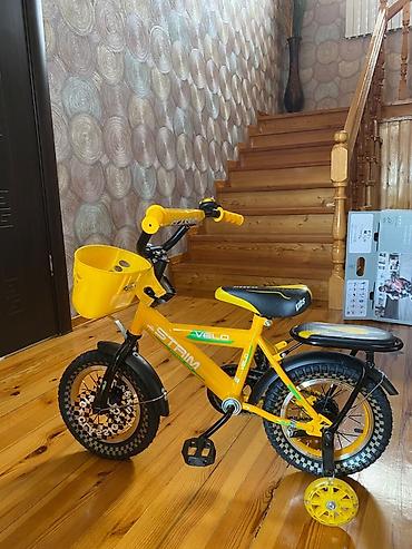velo teker: Yeni İki təkərli Uşaq velosipedi Strim, 12", Ünvandan götürmə, Rayonlara çatdırılma, Pulsuz çatdırılma — 1