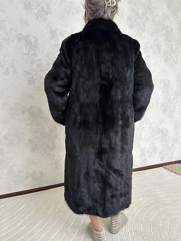 Айымдардын кийими: Шуба из натурального меха норки, классический прямой крой. - Цвет — 2