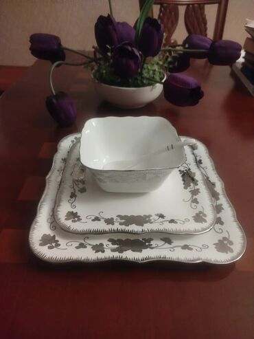 Çay dəstləri və servizlər: Çay dəsti, rəng - Ağ, Farfor, 12 nəfərlik — 5