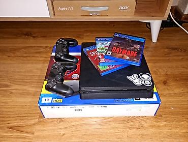 PS4 (Sony Playstation 4): PlayStation 4 Slim komplekti - Konsol: Sony PlayStation 4 Slim - — 2