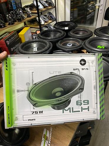 Динамики для авто: Двухполосные коаксиальные динамики MFX 69 в черном цвете, подходящие — 13