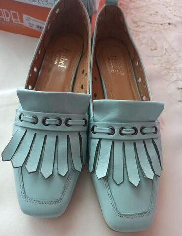 loafer: Ölçü: 40, rəng - Mavi, Yeni