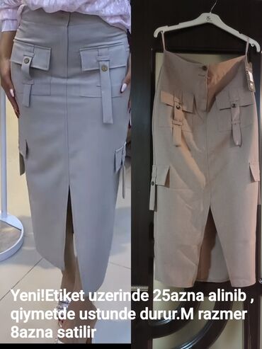 Digər qadın geyimləri: Midi Ətək, M (EU 38)