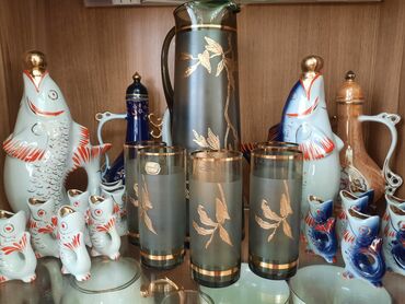 Другие товары для дома: ГРАФИН СО СТАКАНАМИ. БОГЕМИЯ!!! ЧЕХИЯ!!! СЕРВАНТНОЕ ХРАНЕНИЕ — 8