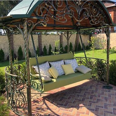 Yelləncəklər: Yeni, Skamya-yelləncəl, Zontikli, Metal — 10