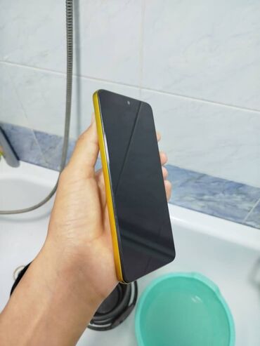 телефон бк: Poco X4 Pro 5G, Колдонулган, 256 ГБ, түсү - Сары, 1 SIM