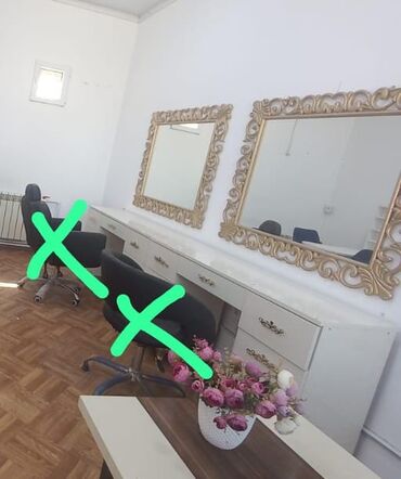 стол переговоров: İşlənmiş, Makiyaj üçün masa, Güzgülü