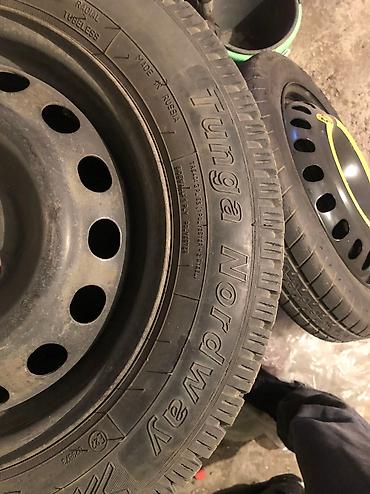 vossen diska: Колеса в сборе 195 / 65 / R 15, Зима, Б/у, Комплект, Легковые, Железные, отверстий - 4 — 5