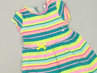 sukienka letnia czarna w kwiaty: Dress, 1.5-2 years, 86-92 cm, condition - Good