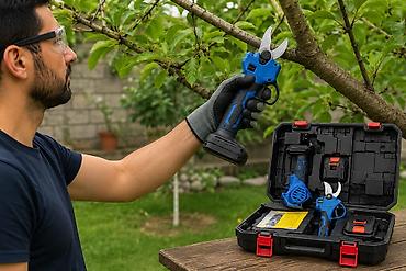 Qayçılar, bıçaqlar: №: 4495 Məhsulun adı: Elektrik alətlər dəsti, 21V Brend: No Brand — 2